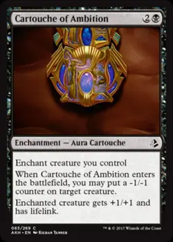 Cartouche of Ambition -Foil Light Play MTG Amonkhet - Image 1