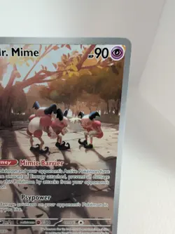 Mr. Mime Illustration Rare 179/165 Scarlet & Violet 151 Pokemon English NM+ - Image 2