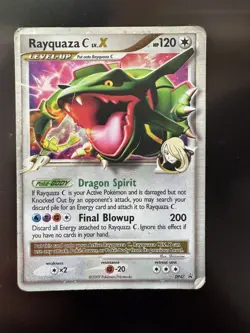 Pokemon Rayquaza C LV.X DP47 Diamond and Pearl Holo - Image 1