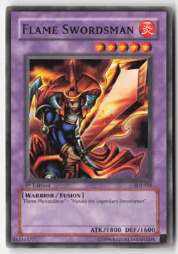 Yugioh - Flame Swordsman SDJ-024 1st Edition - Starter Deck: Joey - Image 1