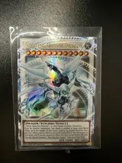 PRE-SALE YUGIOH x1 RA05-EN143 SHOOTING QUASAR DRAGON EXTENDED ART ULTRA RARE 1st - Image 1