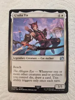 MTG Final Fantasy Regular Uncommon #0021 G'raha Tia - Image 2