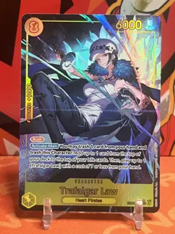 One Piece CCG English Trafalgar Law SEC Alt Art EB03-062 - Image 1