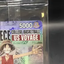 🔥One Piece Monkey D. Luffy US Voyage College Basketball Promo Card - SEALED🔥 - Image 4
