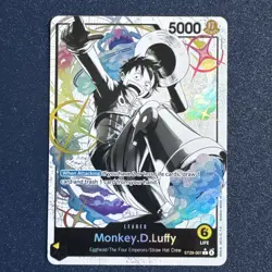 One Piece TCG Monkey D. Luffy Alt Art Starter Deck Egghead Parallel NM - Image 1