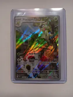 Pokemon Floragato Illustration Rare Full Art Holo 197/193 Paldea Evolved Card - Image 1