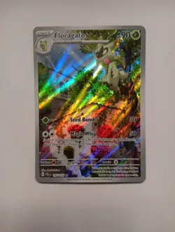 Pokemon Floragato Illustration Rare Full Art Holo 197/193 Paldea Evolved Card - Image 3