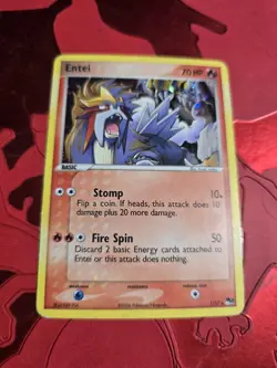 MP- Entei 1/17 POP Series 2 Holo VINTAGE 2006 Pokemon Card - Image 1