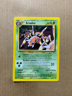 SPANISH Ariados 27/111 Neo Genesis - Uncommon Pokemon Card - HP - Image 1