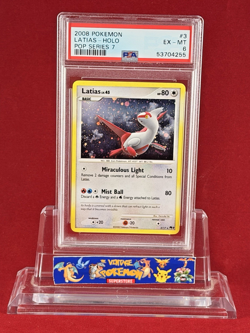 2008 Pokemon Pop Series 7 LATIAS Holo Card #3 PsA 6 - Image 1