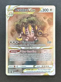 Pokemon Card Regigigas VStar GG55/GG70 Crown Zenith Holo Ultra Rare NM - Image 1