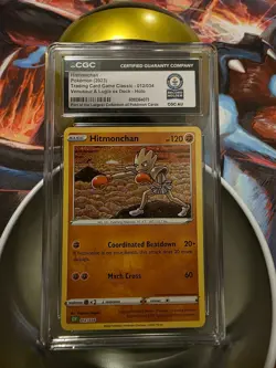 2023 Hitmonchan Holo Trading Card Game Classic 012/034 CGC World Record 1/1 - Image 1