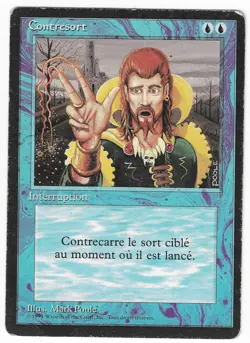 ►Magic-Style◄ MTG - Counterspell - French Revised FBB - Played - Image 1