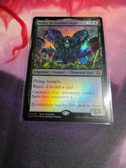 Maha, Its Feathers Night Bloomburrow Foil MTG NM - Image 1