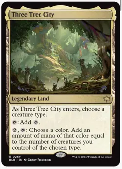 Three Tree City - Bloomburrow #260 - Magic the Gathering MTG - Image 1