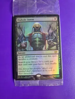 Diabolic Intent The Brothers' War Prerelease Foil in Wrapper - Image 1