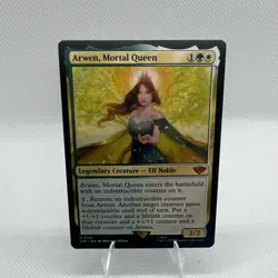 Arwen, Mortal Queen Magic the Gathering Mythic Creature, Lord of the Rings - Image 1