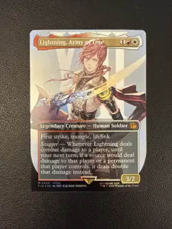 Lightning, Army of One (#400) - Foil Extended Art FIN NM MTG - Image 1