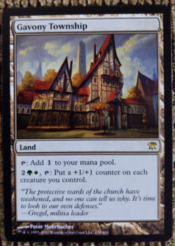 Gavony Township – Innistrad (2011) - NM – Commander / EDH Staple Land | Rare MTG - Image 1