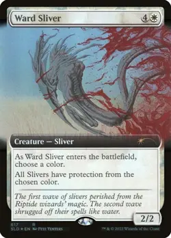 Ward Sliver - Foil Extended Art SLD NM MTG - Image 1