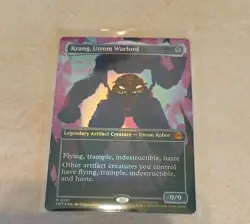 Krang, Utrom Warlord Borderless FOIL Teenage Mutant Ninja Turtles MTG MINT - Image 1