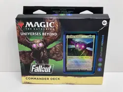 MTG Universes Beyond: Fallout Commander Deck Mutant Menace Sealed Mothman Magic - Image 1