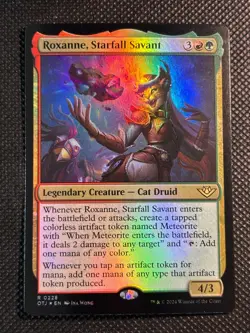 Roxanne, Starfall Savant #228 (Foil) (NM) Thunder Junction OTJ Magic MTG - Image 1