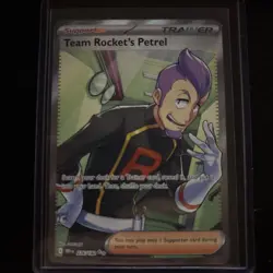 Pokemon TCG Team Rockets Petrel SV Destined Rivals Ultra Rare Full Art - Image 1
