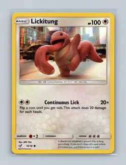 Lickitung 16/18 Common Detective Pikachu Pokemon Lightly Played - Image 1