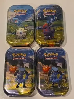 LOT OF 4 SEALED ✅ Pokemon TCG Ascended Heroes MINI TINS Brand New - Image 1