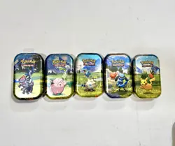 Pokemon Ascended Heroes Mini Tins 5x TCG - FULL SET / BRAND NEW SEALED - Image 1