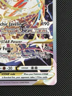 Pokemon Deoxys VSTAR Ultra Rare Holo Crown Zenith - Image 3