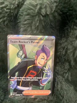 Pokemon TCG Trainer. Team Rockets Petrel 226/182 Destined Rivals NM - Image 1