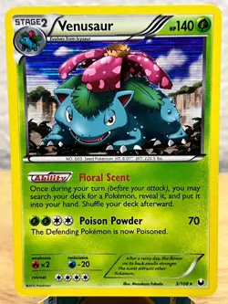 Dark Explorers Venusaur 3/108 Holo Rare Pokemon Holo MP - Image 1