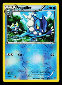 Frogadier 47/162 Reverse Holo BREAKthrough Pokemon Card - Image 1