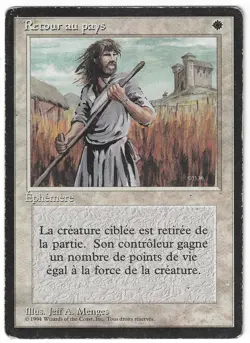 ►Magic-Style◄ MTG - Swords to Plowshares - French Revised FBB - Played - Image 1