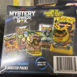 Pokemon Walmart Mystery Power Box 5 Booster Packs Chase Pack Seeded 1:10! - Image 2