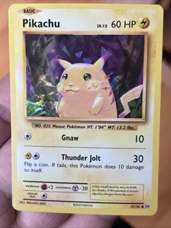 Pokemon TCG Pikachu Deck Exclusives Cracked Ice Holo Basic 60 HP 028/073 - Image 1