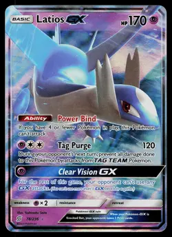 Pokemon Card - Latios GX Unified Minds 78/236 Holo Rare GX 2019 - Image 1