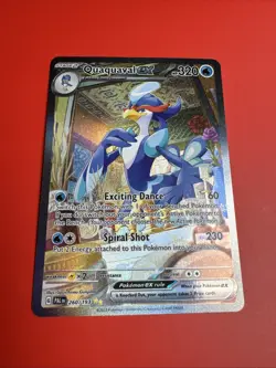 Quaquaval EX 260/193 Paldea Evolved Special Illustration Rare Near Mint Pokemon - Image 1