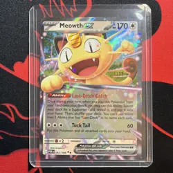 Pokemon TCG - Meowth EX 62/88 : Double Rare - Perfect Order NM - Image 1