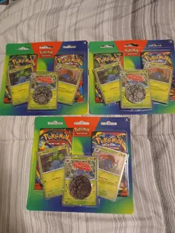 New Pokemon TCG Enhanced 2-Pack Blister Oddish Vileplume Gloom Sealed Lot Of 3 - Image 1