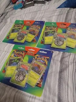 New Pokemon TCG Enhanced 2-Pack Blister Oddish Vileplume Gloom Sealed Lot Of 3 - Image 2