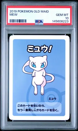 2019 POKEMON OLD MAID MEW PSA 10 - Image 1