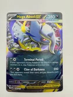 Pokemon TCG Mega Absol EX 086/132 Me01: Mega Evolution - Image 1