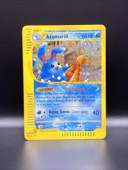 Pokemon Aquapolis TCG Azumarill Holo Rare H4/H32 English E-Series - Image 1