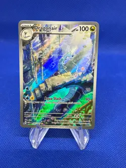 Pokemon Scarlet & Violet 151 Dragonair 181/165 Illustration Rare NM - Image 1