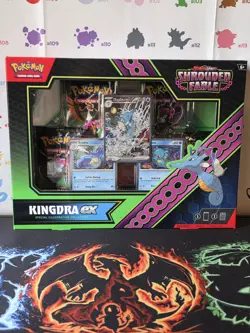 Pokemon Scarlet & Violet Shrouded Fable Kingdra ex Box Sealed - Image 1