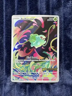 2025 Pokemon Bulbasaur - #133 Mega Evolution Stamped Set-Secret Rare Full Art - Image 1