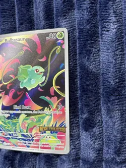 2025 Pokemon Bulbasaur - #133 Mega Evolution Stamped Set-Secret Rare Full Art - Image 4